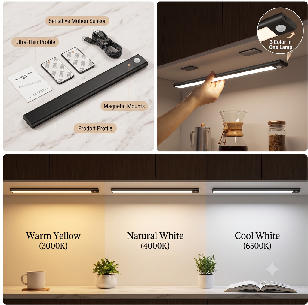 NeatNest™ Rechargeable Motion Sensor Light