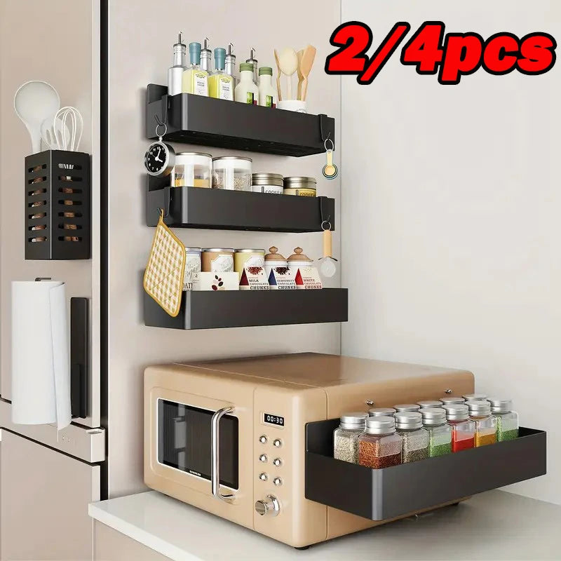 Magnetic SpaceSaver™ Fridge Storage Rack