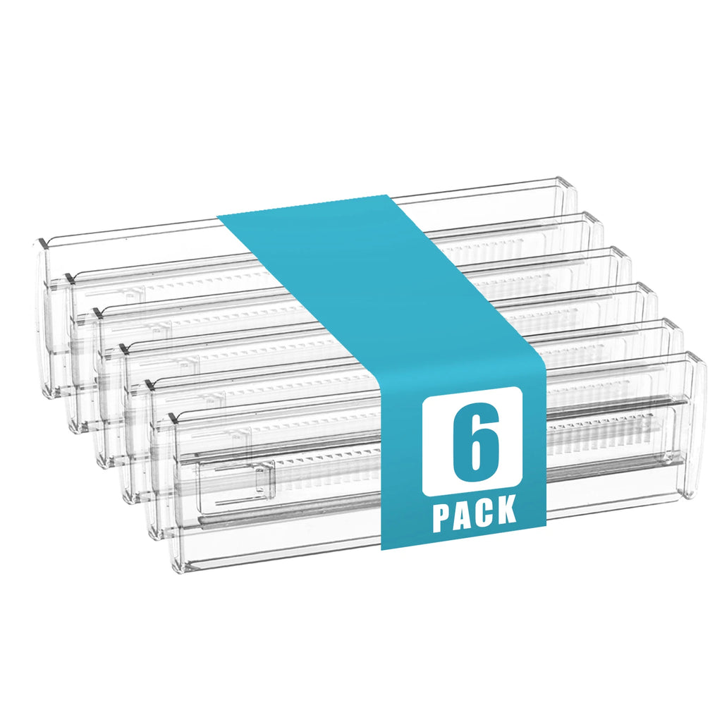 NeatNest™ Adjustable Clear Drawer Organizer Set
