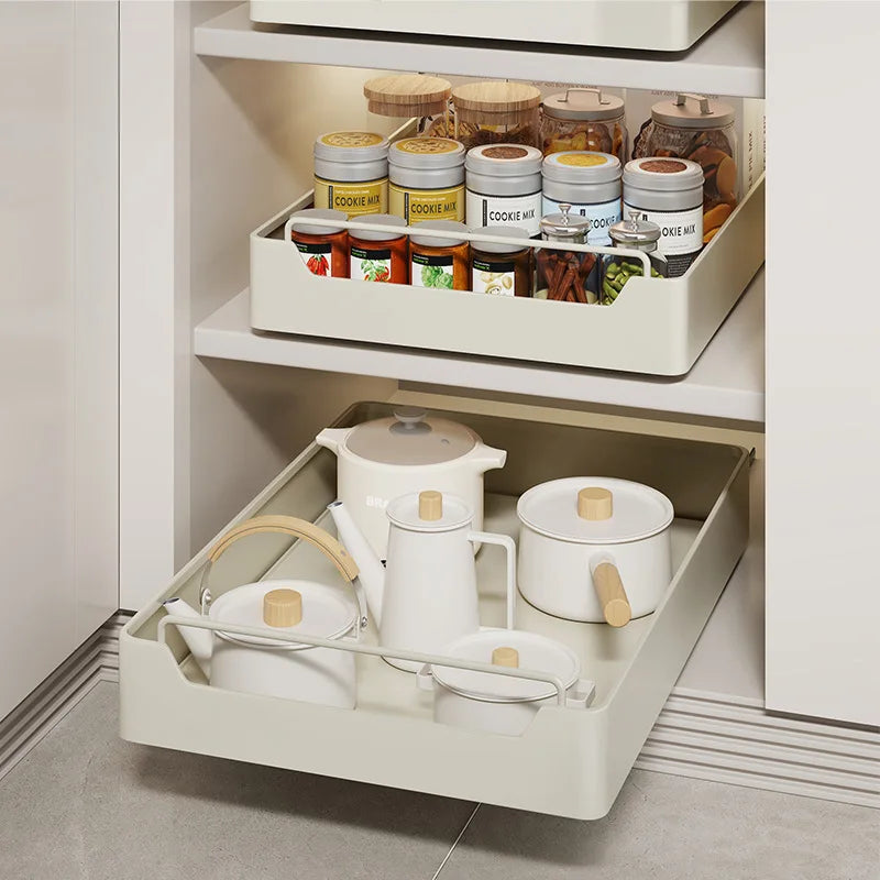 Premium Pull-Out Cabinet Organizer Tray