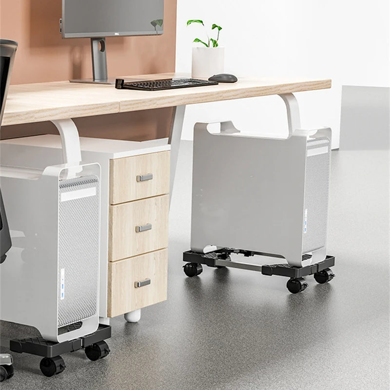 Premium Adjustable PC Tower Stand with Wheels | NeatNestGo™