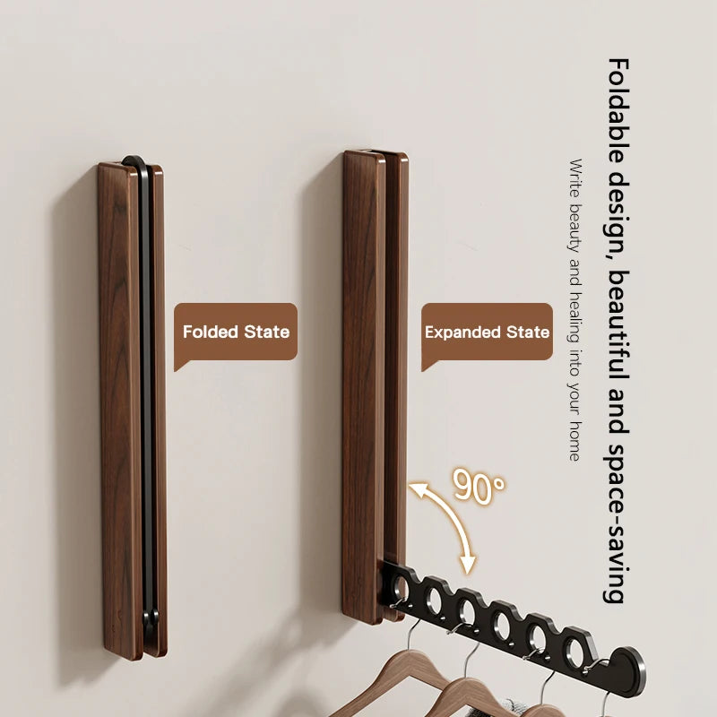 Premium Foldable Wall-Mounted Clothes Drying Rack
