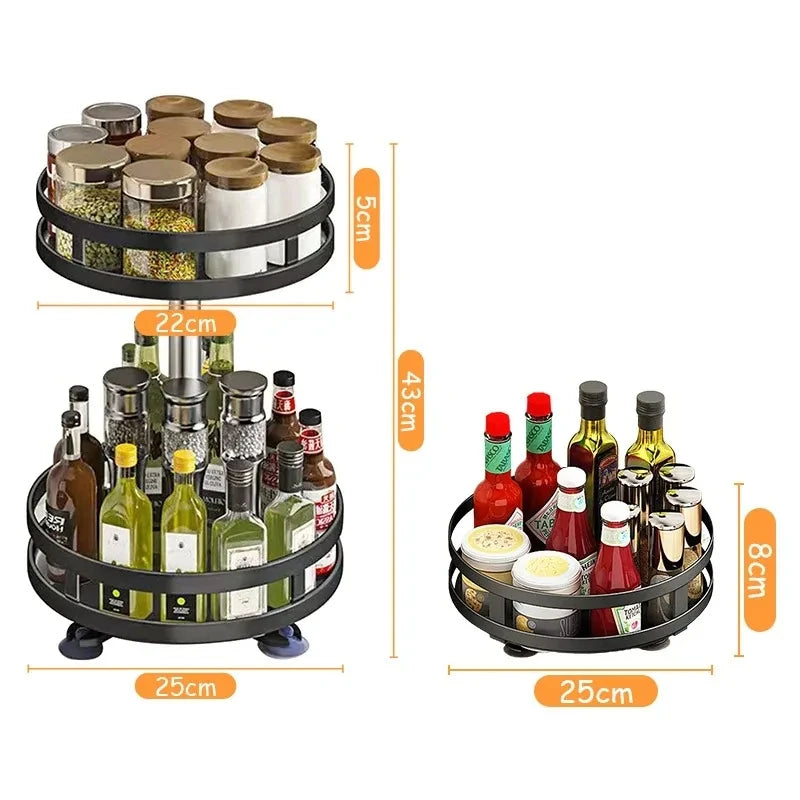 Premium 360° Rotating Spice Organizer