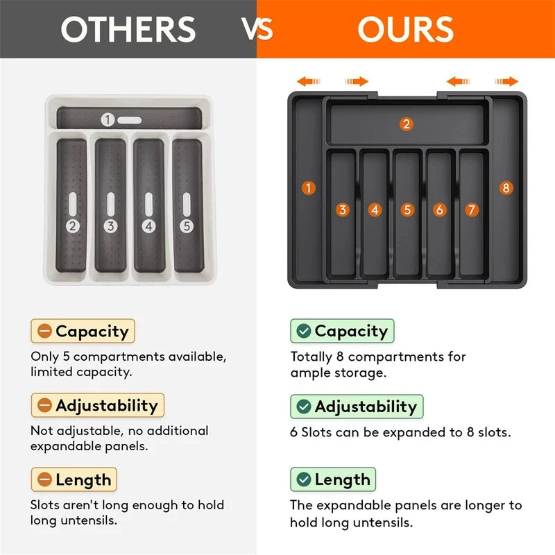 Premium Expandable Cutlery Drawer