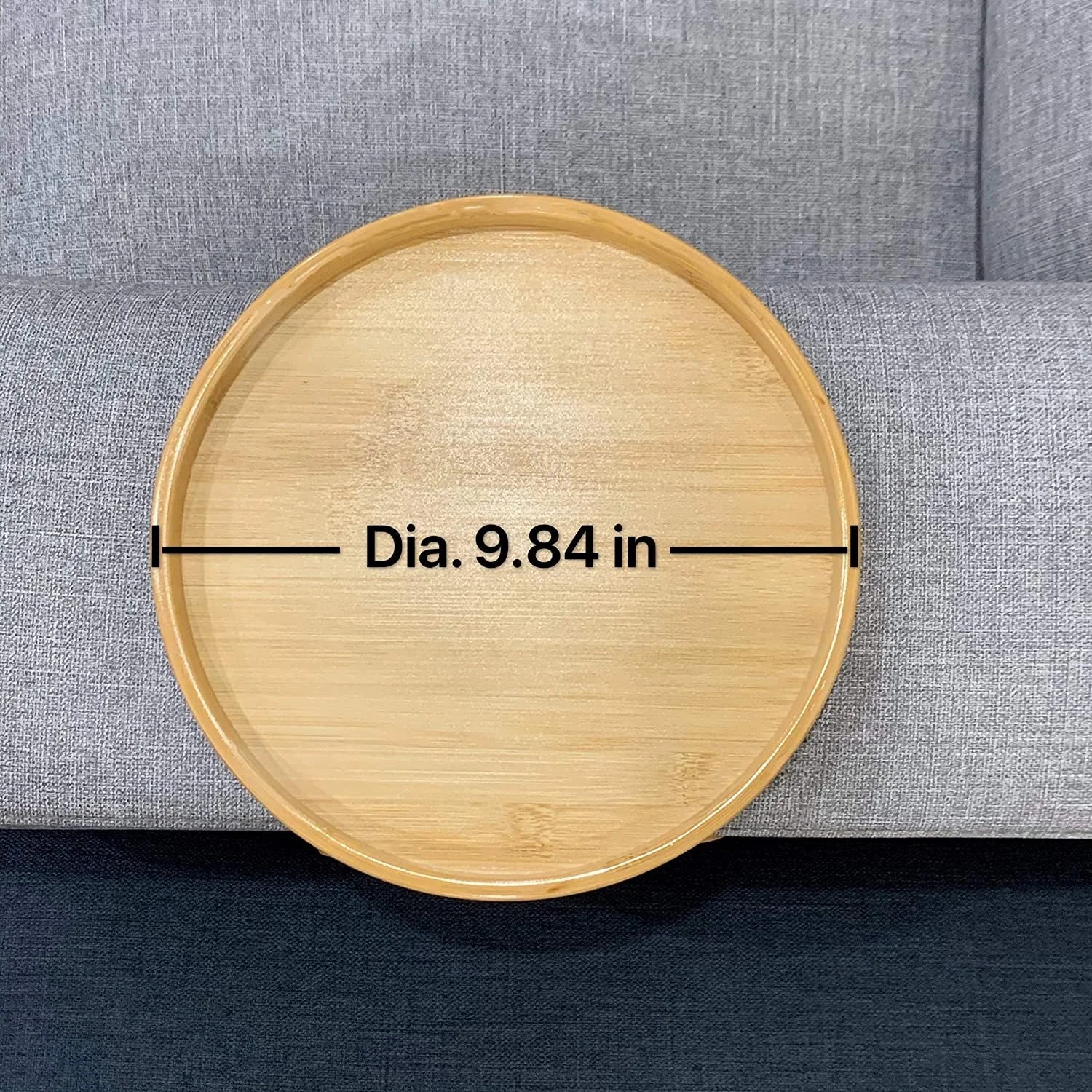 Premium Clip-On Sofa Armrest Tray | Wooden Couch Side Table