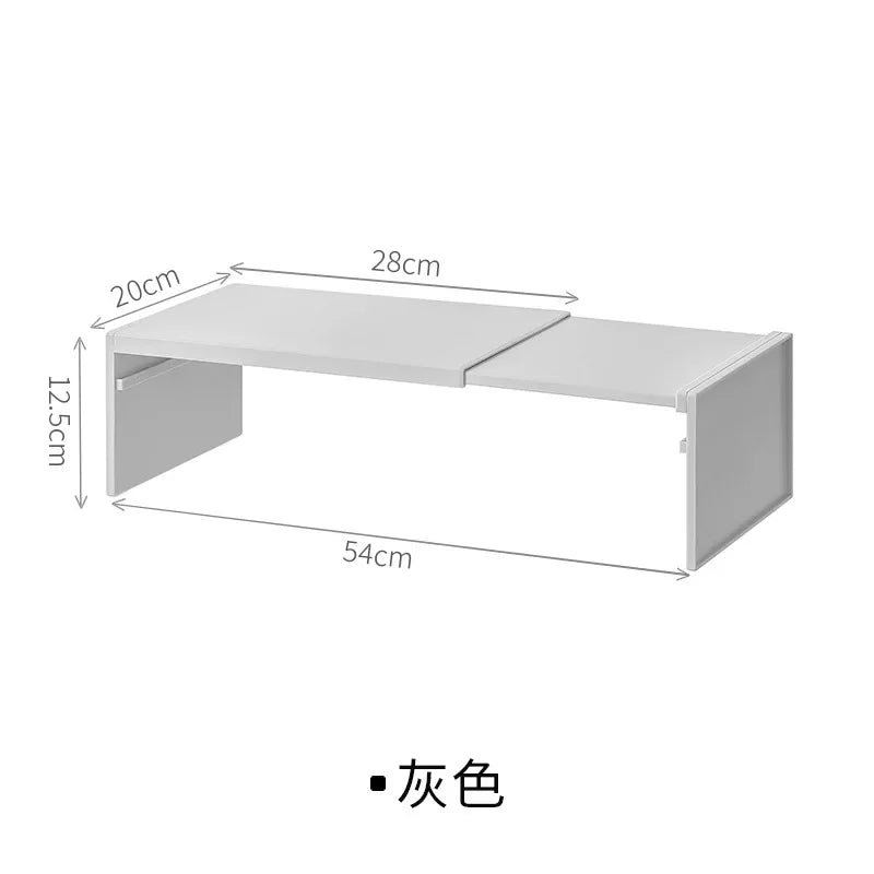 Premium Expandable Cabinet Shelf Organizer (2-Pack)