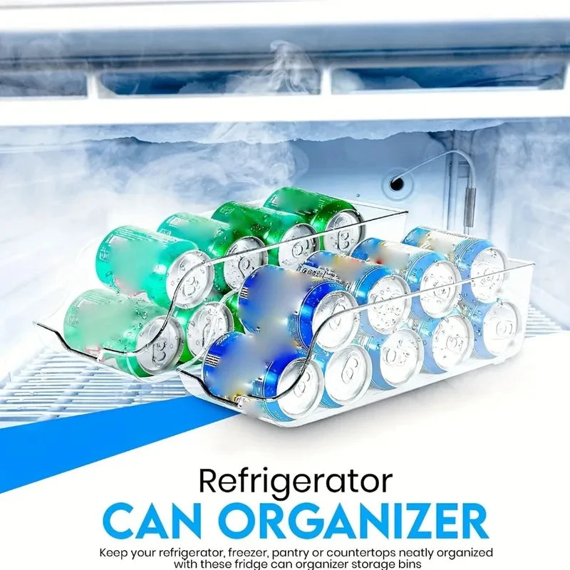 Stackable Refrigerator Can Organizer