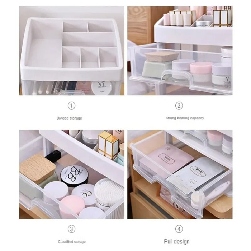 Premium Multi-Drawer Storage Organizer | Makeup, Jewelry & Desk Organizer