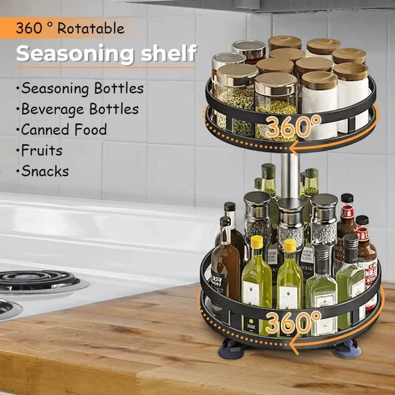 Premium 360° Rotating Spice Organizer