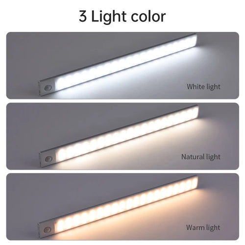 Motion Sensor Light Wireless LED Night Light USB Rechargeable Night Lamp Cabinet...