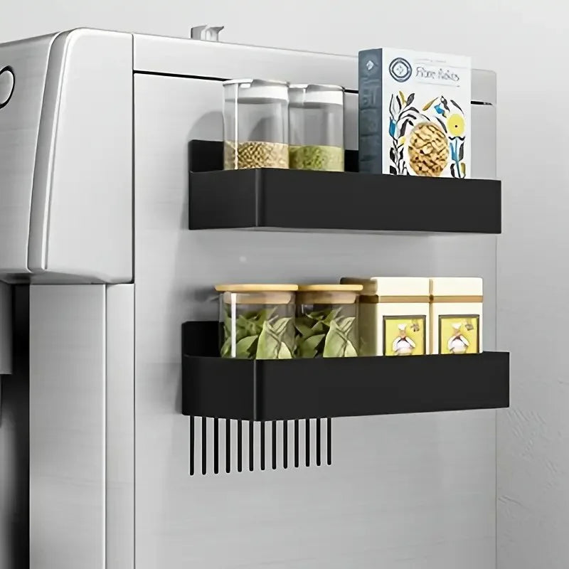 Magnetic SpaceSaver™ Fridge Storage Rack