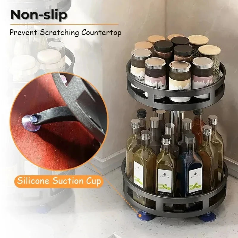 Premium 360° Rotating Spice Organizer