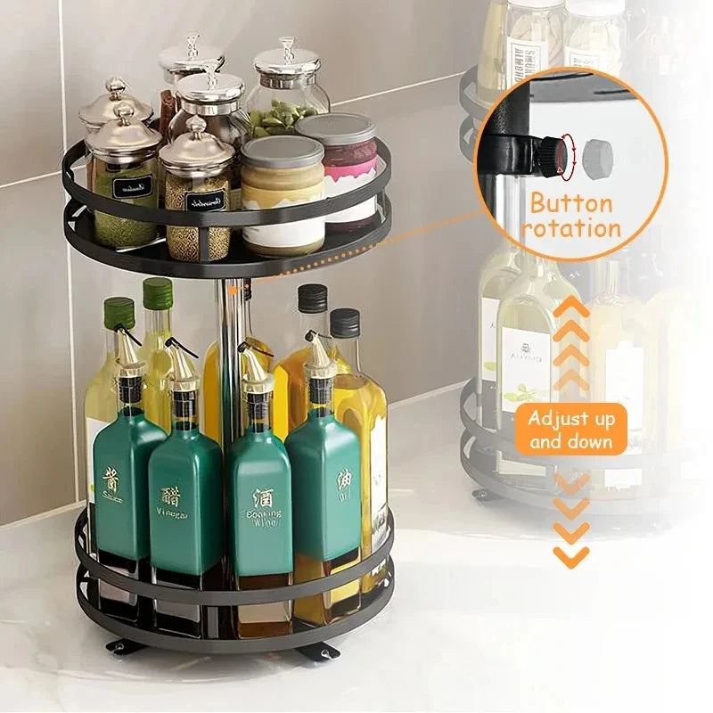 Premium 360° Rotating Spice Organizer