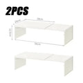 Premium Expandable Cabinet Shelf Organizer (2-Pack)