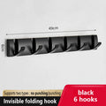 Premium Folding Wall Hook Rack | Space-Saving Coat & Key Organizer