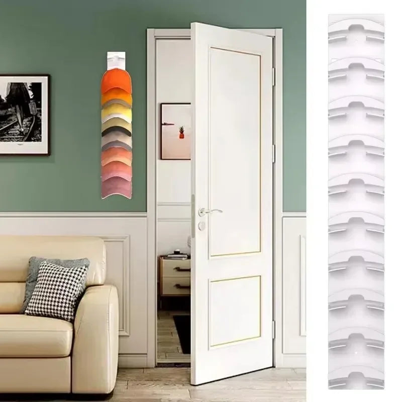 Premium Wall Mounted Hat Organizer | Stores Up to 16 Caps Without Damaging Shape