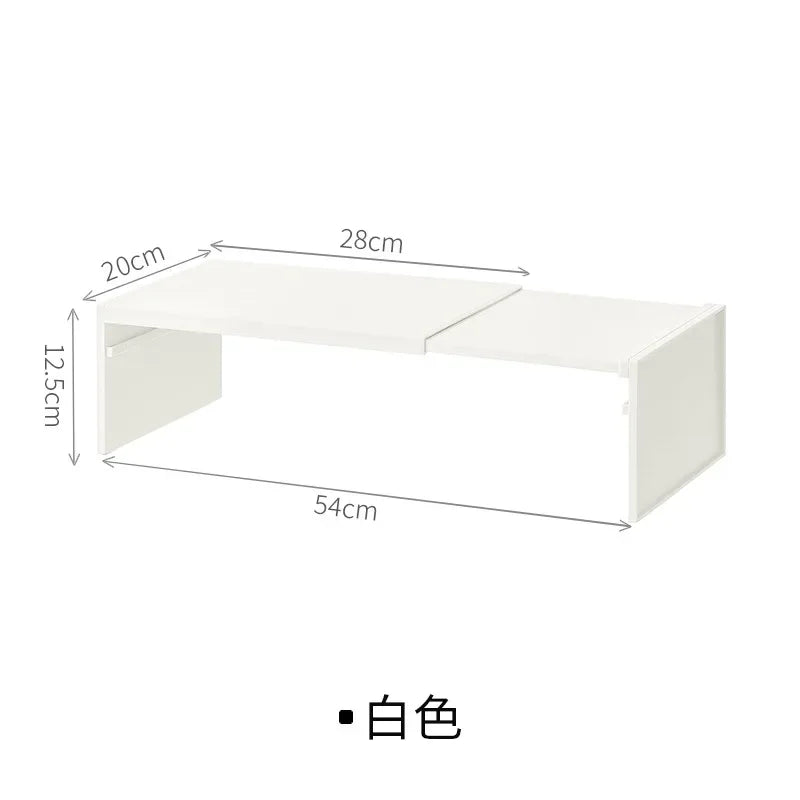 Premium Expandable Cabinet Shelf Organizer (2-Pack)