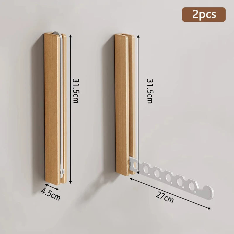 Premium Foldable Wall-Mounted Clothes Drying Rack