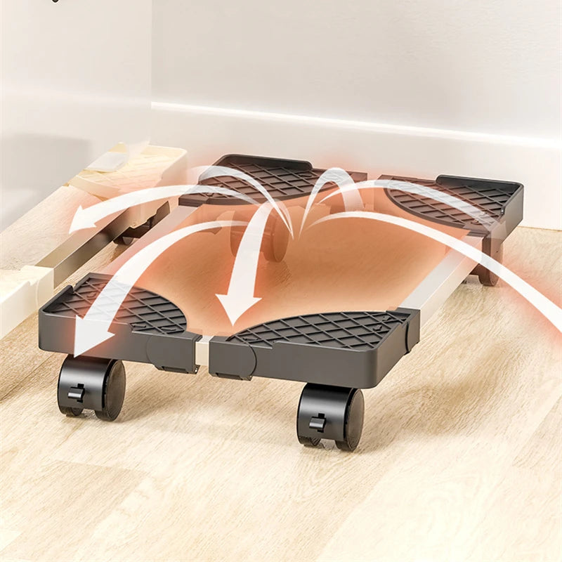Premium Adjustable PC Tower Stand with Wheels | NeatNestGo™