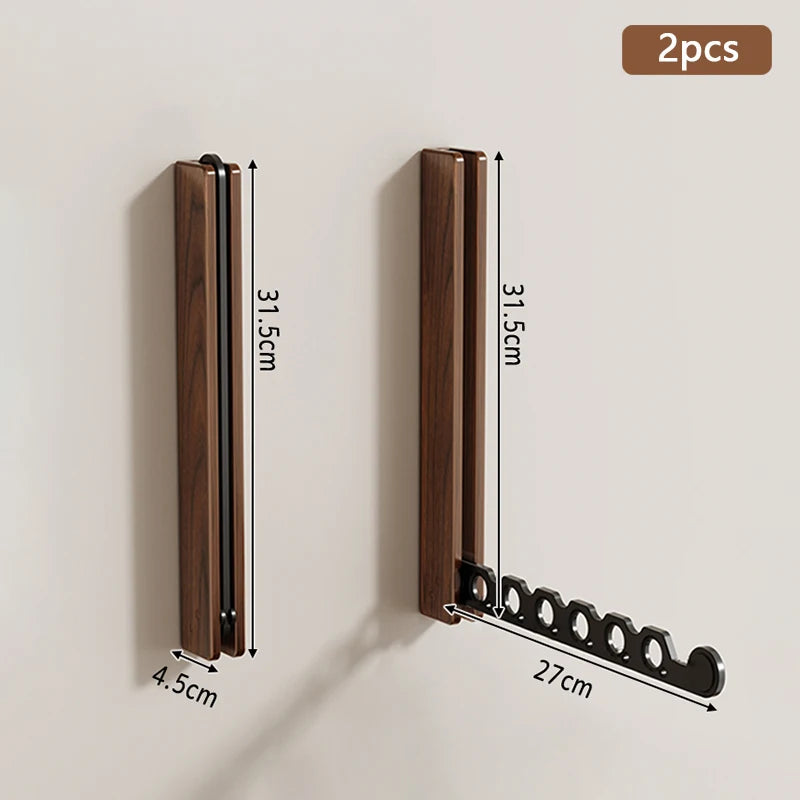 Premium Foldable Wall-Mounted Clothes Drying Rack