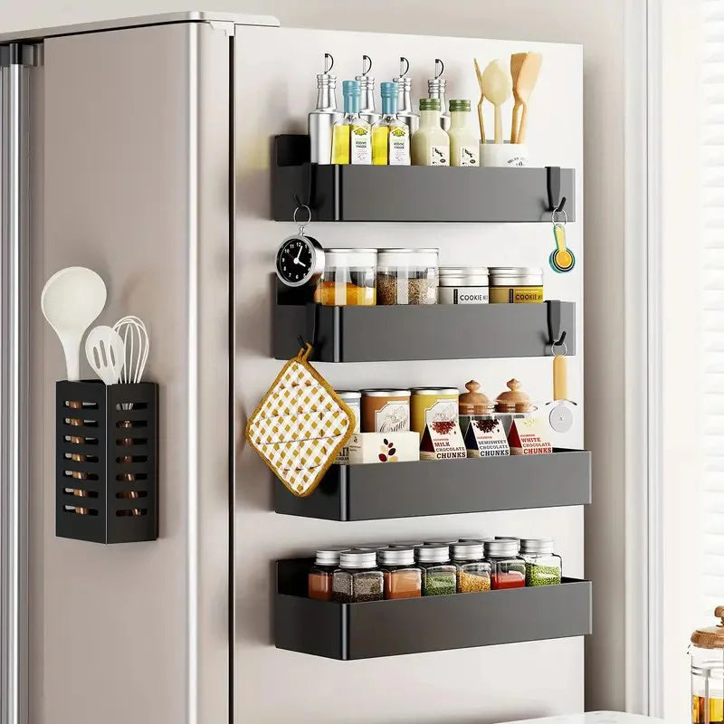 Magnetic SpaceSaver™ Fridge Storage Rack
