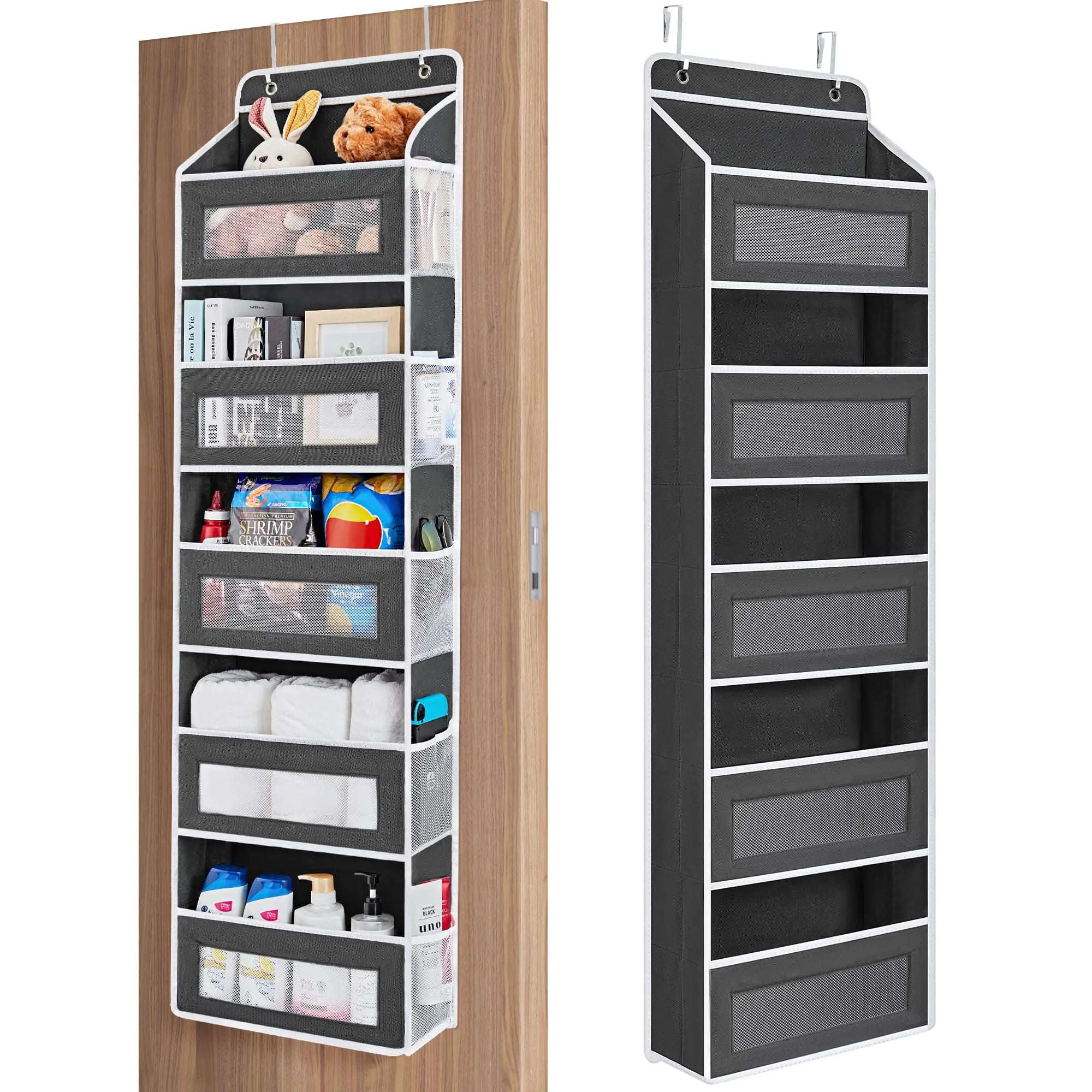 Premium Over-the-Door Pantry Organizer | 5-Tier Hanging Storage Shelf