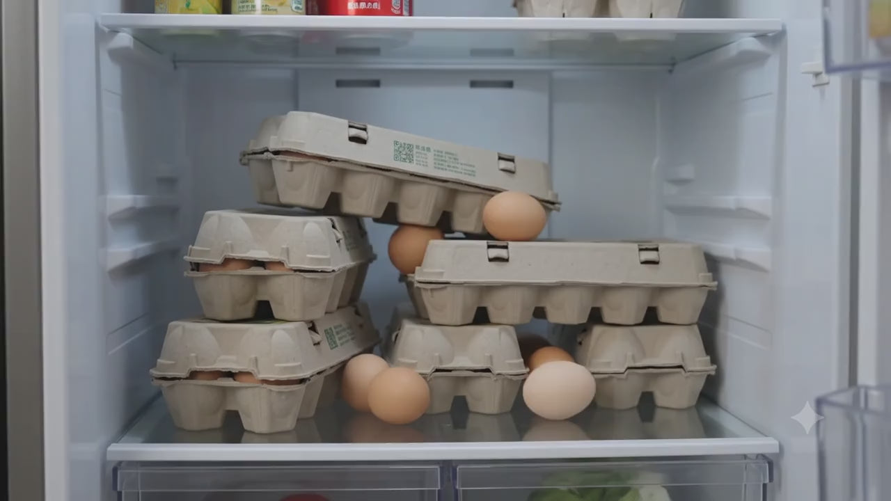 Premium 4-Layer Rolling Egg Organizer